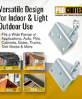 Set Of Six Angled Gas Strut Mounting Brackets With 10 Mm Ball Stud Blue White Zinc Plated 12 Gauge Steel for versatile indoor and outdoor use