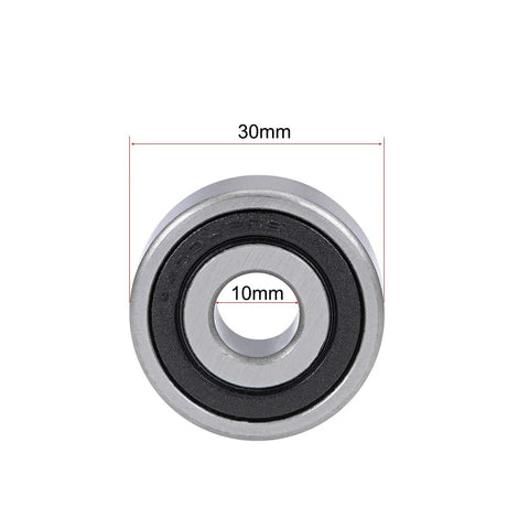 uxcell 3200-2RS angular contact ball bearing, 10x30x14.3 mm, sealed 2RS
