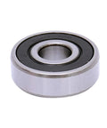 Angular Contact Ball Bearing 3204-2RS with 2RS seal for radial and axial loads in motors, 20x47x20.6 mm, side view