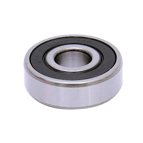 Angular Contact Ball Bearing 3204-2RS with 2RS seal for radial and axial loads in motors, 20x47x20.6 mm, side view