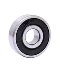Angular Contact Ball Bearing 3204-2RS with 2RS seal, compact 20x47x20.6 mm size, side view for precision motors, gearboxes, spindles.