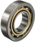 Side view of Rollway 7215 BM Angular Contact Ball Bearing 75 Mm Bore 130 Mm Outside Diameter Straight Bore 52100 Bearing Steel