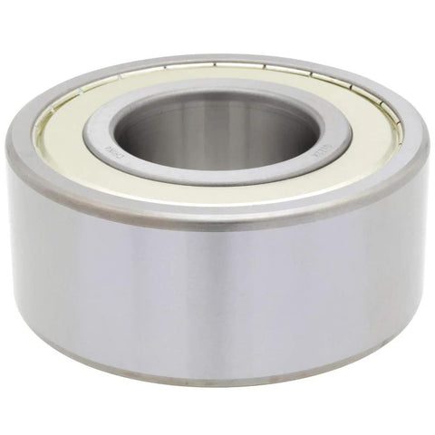 Close-up of Four Pack Angular Contact Ball Bearings 20x47x20.6Mm with double metal shields for dust and moisture protection.