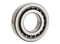 Single Angular Contact Thrust Ball Bearing For Ball Screws Open Type BST50X100 1BP4 Pro Grade Precision Ball Bearing, front view.