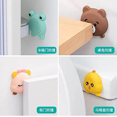 10 Pack Doorknob Wall Mute Cushion Silencer For Doors And Cabinets Eco Friendly Silicone Anti Collision Door Stopper With Wall Protection And Compact Storage Yellow