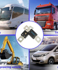 60A ANM Bolt-On Fuse Pack for Cars, Trucks, RVs, Buses and Caravans, shown with vehicles, copper alloy heat sink visible.