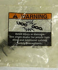 Industrial Grade 0.500 Pitch ANSI 40 Roller Chain Offset Link For Heavy Machinery And Conveyors REX-40 Compatible By REXNORD in packaging with warning label