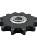 Heavy Duty ANSI 80 Roller Chain Idler Sprocket Type C With Bearing Three Quarter Inch Bore Twelve Tooth Hardened 1045 Steel