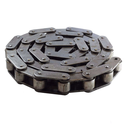 ANSI C2122 Conveyor Roller Chain Ten Feet With One Connecting Link Pitch Size Three Inches Double Pitch For Heavy Conveying
