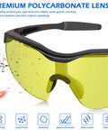 Yellow 12 Pack ANSI Z87.1 Safety Glasses For Men Women Youth With Anti Scratch Lenses and polycarbonate lens features