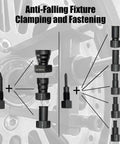 12 Piece Blind Hole Collet Bearing Puller Set With Slide Hammer For 8 To 32 Mm Internal Bearing Extractor Kit on motorcycle wheel