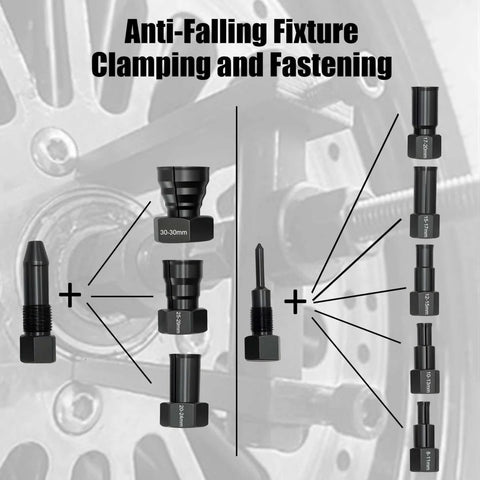 12 Piece Blind Hole Collet Bearing Puller Set With Slide Hammer For 8 To 32 Mm Internal Bearing Extractor Kit on motorcycle wheel