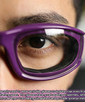Close-up of Anti Fog Onion Goggles With Ultra Light Frame For Tear Free Cooking Purple