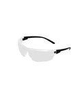 Clear anti fog safety glasses with black arms, part of 12-pack Anti Fog Safety Glasses 12 Pack With UV Protection And Scratch Resistant Lenses.