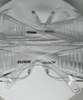 Anti Fog Safety Glasses Wide Eye Shield ANSI Z87.1 EN 166 UV Protected 2 Pack, clear polycarbonate lenses