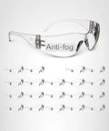 Lightweight Anti Fog Safety Glasses With Wraparound Coverage ANSI Z87 Clear Lens, pack of 20 with anti-fog design.