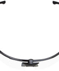 Back view of Anti Fog Safety Goggles For Shooting With Clear Lens Unisex Lightweight 12 Pack, showing black frame design.