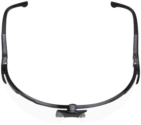 Back view of Anti Fog Safety Goggles For Shooting With Clear Lens Unisex Lightweight 12 Pack, showing black frame design.