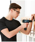 Person using a drill wearing Anti Fog Safety Goggles For Shooting With Clear Lens Unisex Lightweight