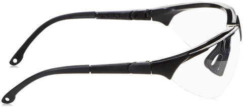 Side view of anti fog safety goggles for shooting with clear lens, unisex, lightweight 12 pack