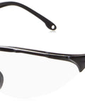 Anti Fog Safety Goggles For Shooting With Clear Lens Unisex Lightweight 12 Pack, side view of clear-lens goggles, black frame