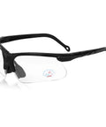 Anti Fog Hunting Glasses With Case For Adults UV400 Wraparound Safety Glasses featuring black frame and clear polycarbonate lenses