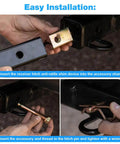 Installing Anti Rattle Hitch Pin For 2 Inch Trailer Receiver With Hollow Shank Accessories Five Eighth Inch Pin Hole
