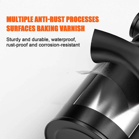 Close-up of the 350ml Hand Pump Oiler Can With Straight Spout High Pressure Lubrication Dispenser, highlighting anti-rust finish.