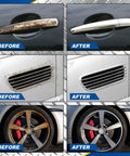 Before and after using Anti Rust Remover And Lubricant Spray Set For Metal Surfaces Three Pack Fast Acting Rust Removal And Long Lasting Lubrication