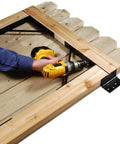 Installing Anti Sag Gate Kit Heavy Duty No Sag Kit For Wooden Gate Fence With Gate Latch Powder Coated Rust Resistant Steel 120 Lb Safe Load