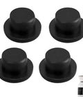 Anti Slip Rubber Feet Bumpers For Encore Coffee Grinder Replacement Feet, Tough Push In Base Cushions, 4 Pack