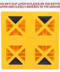 Interlocking Camper Leveling Blocks Kit With Anti Slip Ramps 10 Pack Includes One Wheel Chock And Handy Carrying Bag for RV