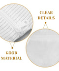 Close-up of zipper and fabric texture on Anti Static Dust Free Bag For Cleanroom Storage And Makeup Organizer Lightweight Handheld Tote