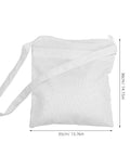 Anti Static Dust Free Bag For Cleanroom Storage And Makeup Organizer Lightweight Handheld Tote Washable Material 15.74 By 13.77 Inches