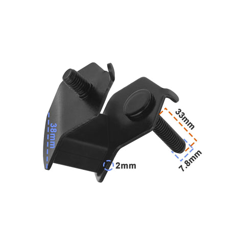Anti Vibration Motor Mounts 4 Pcs For Honda EB Series 2 To 3KW Engines with dimensions and metal construction shown
