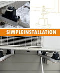 Anti Vibration Rubber Mounting Bracket for Outdoor Mini Split Air Conditioner Condensers installed on wall