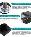 Durable anti vibration pads for outdoor mini split condensers provide stable support, reduce vibration and noise, rubber mounts