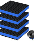4 Pack Anti Vibration Pads for Home Appliances deliver strong vibration dampening and quieter operation with a ribbed rubber base and EVA center.