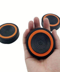 Three Piece Anti Vibration Suppression Pads for Telescope Mounts with 7.6 Cm Diameter in hand