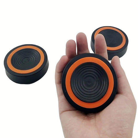 Three Piece Anti Vibration Suppression Pads for Telescope Mounts with 7.6 Cm Diameter in hand