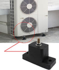 Four Pack Rubber Vibration Isolators For Air Conditioner Outdoor Mounting Brackets Reduce Noise And Vibration With Shock Proof Pads For Outdoor Mini Split Condenser Units