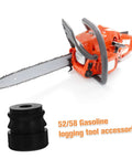Chainsaw with 10-pack anti vibration rubber mounts for 52 to 58cc gasoline chainsaws; secure, cushioned handles reduce fatigue