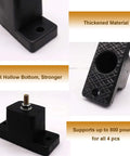 Four Pack Rubber Vibration Isolators For Air Conditioner Outdoor Mounting Brackets Reduce Noise And Vibration With Shock Proof Pads