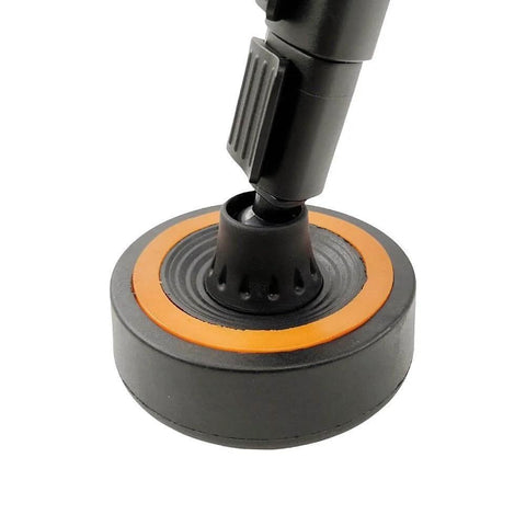 Close-up of a tripod leg on a Three Piece Anti Vibration Suppression Pad for Telescope Mounts with 7.6 Cm Diameter