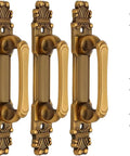 European Style Barn Door Handle Antique Metal Door Pull Handle For Sliding Doors Cabinets Drawers Cupboards Hardware 4 Pack High Quality Alloy