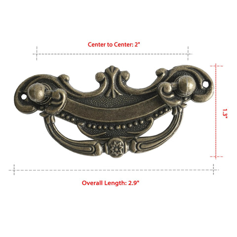 Antique Brass Drawer Pulls