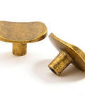 Antique Brass Cabinet Knobs 6 Pack Heavy Duty Zinc Alloy Vintage Hardware for Kitchen Cabinets Dressers Bathroom Vanities