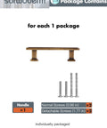 10 Pack Antique Brass Cabinet Pulls 3 Inch 76mm For Kitchen Cabinets Drawers Cupboards with screws included