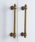 10 Pack Antique Brass Cabinet Pulls 5 Inch Drawer Handles For Kitchen Cabinets Cabinet Hardware Durable Alloy Pulls For Drawers And Doors