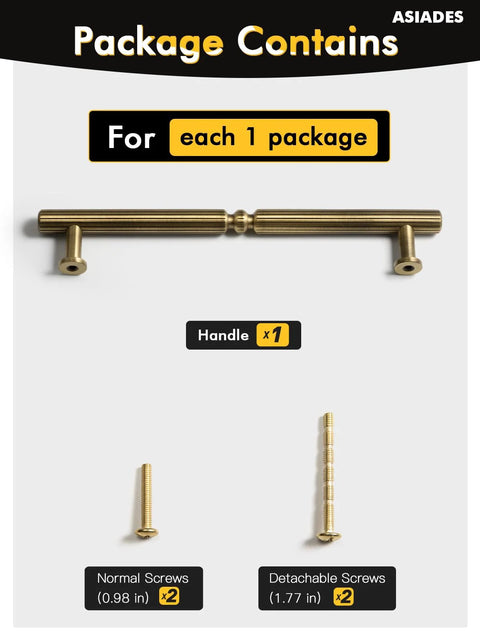 Antique Brass Cabinet Pulls 6.3 Inch Hole Center 160mm package includes screws.